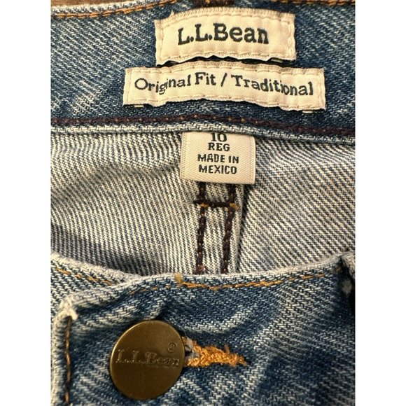 LL Bean Women’s Original Fit/Traditional Jeans Inseam 29 Sz 10 Excellent. - Picture 3 of 7